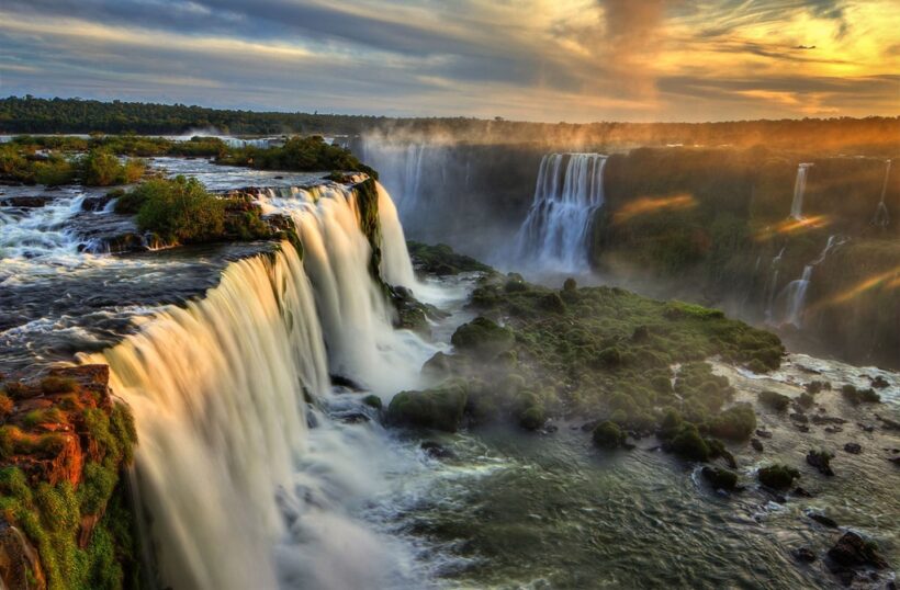 canh hoang hon dep tuyet voi tai thac Iguazu