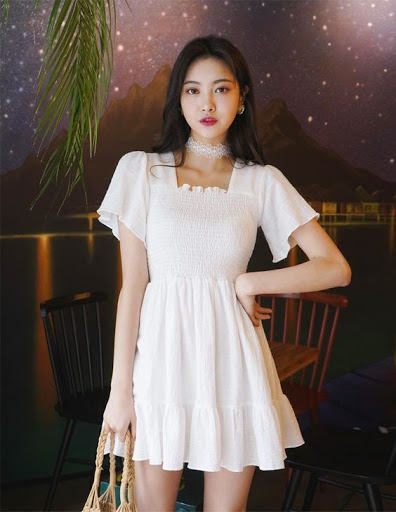 99 Hình ảnh gái xinh mặc váy trắng đẹp siêu cute dễ thương 2023
