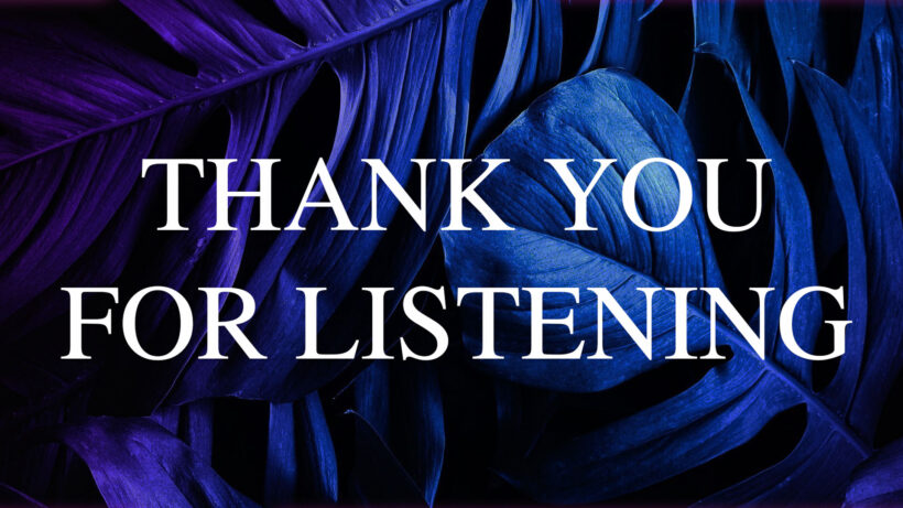 hình nền thank you for listening