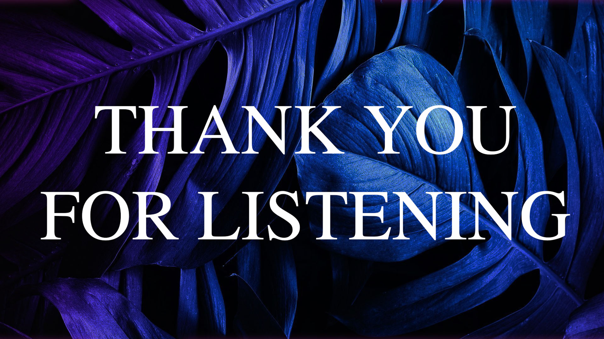 Thank You For Listening Wallpaper