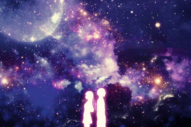 Hình ảnh anime galaxy cặp đôi