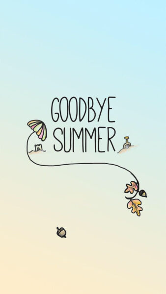Hình ảnh tạm biệt mùa hè dành cho điện thoại