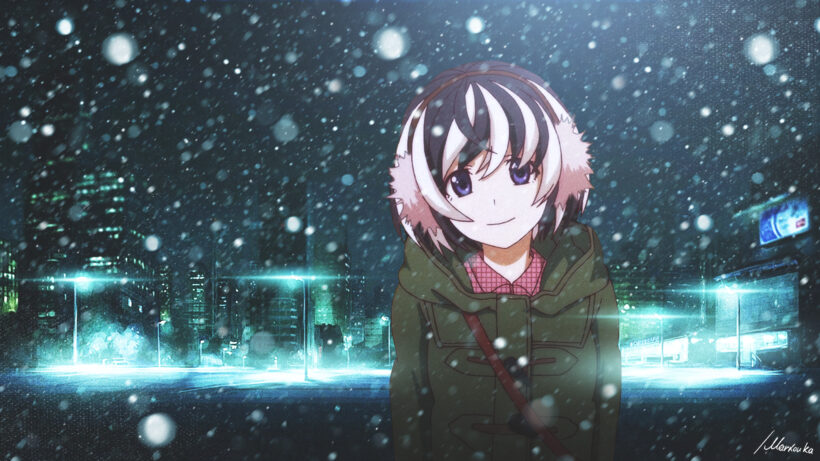 Hình ảnh tuyết rơi anime