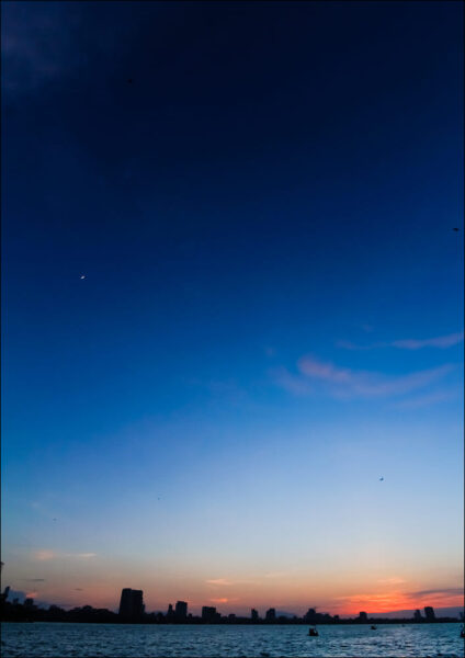 hồ tây chiều tối - hình ảnh hồ tây đẹp