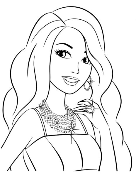Barbie Pictures For Colouring For Kids Barbie Printable Coloring Pages Gallery Photos