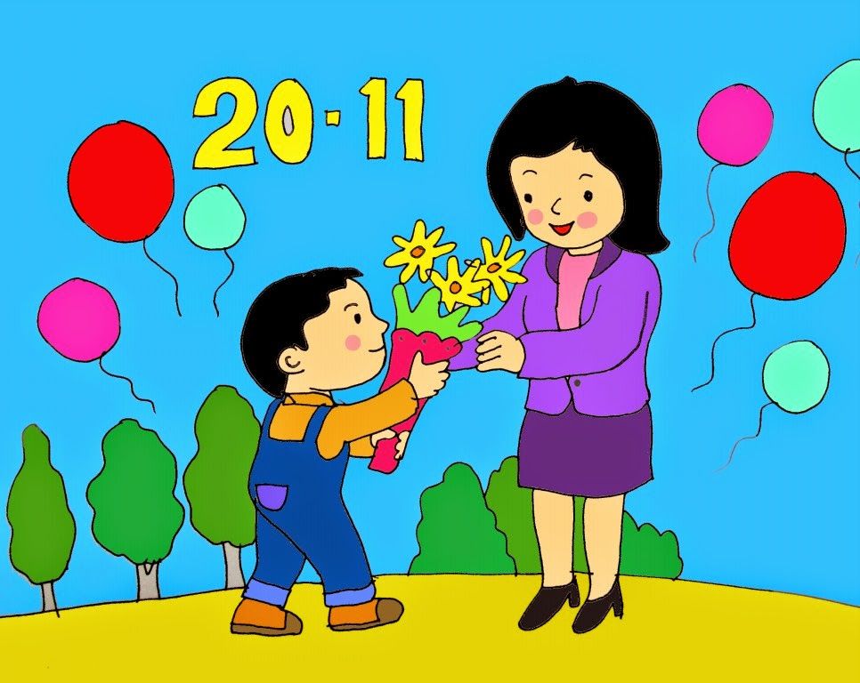 Vẽ tranh về ngày nhà giáo Việt Nam 20-11 đẹp và ý nghĩa