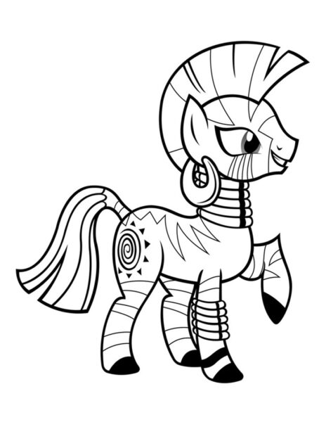My Little Pony - Zecora 01 Coloring Page