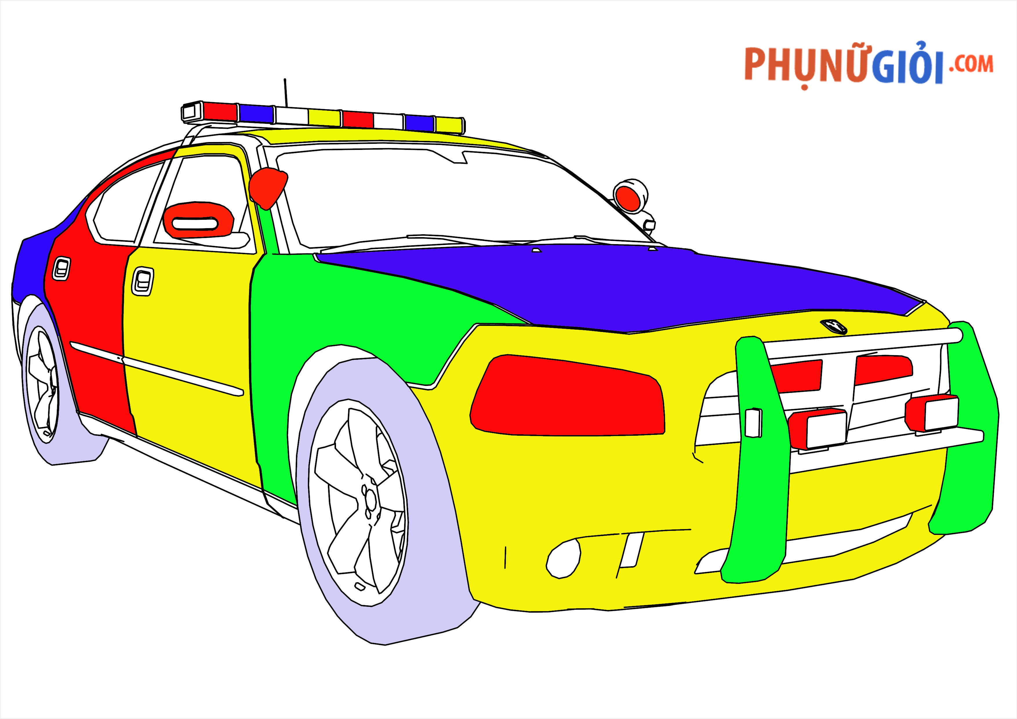 Xem rộng lớn 100 hình ảnh về hình vẽ xe ô tô công an - NEC