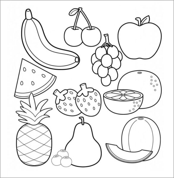 Dạy bé vẽ hình đơn giản - Các loại rau củ quả - hình ảnh 8