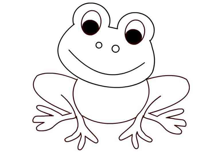 Tranh tô màu Chú ếch con cho bé  VnExpress Đời sống