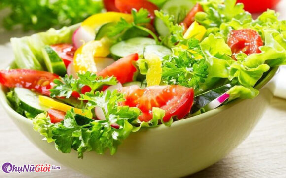 Cách làm salad trộn dầu giấm -Thành phẩm
