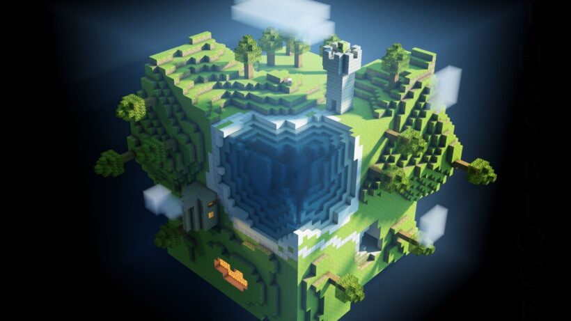 hình ảnh minecraft 3d tuyệt đẹp