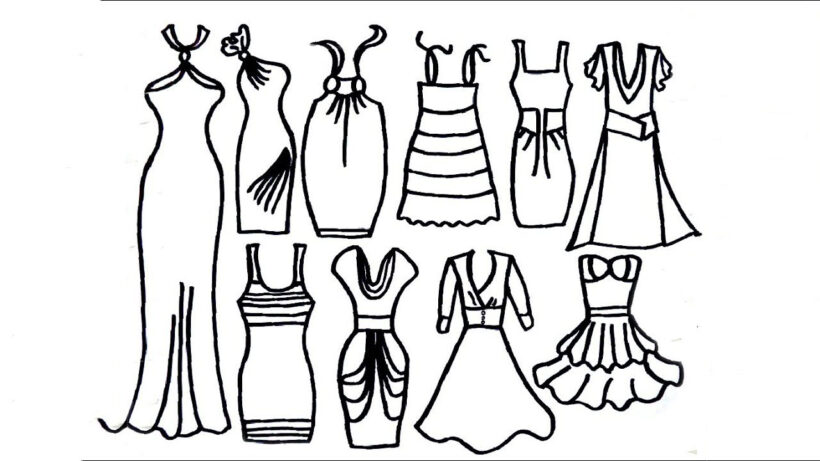 Hướng dẫn cách vẽ váy đơn giản với 7 bước cơ bản