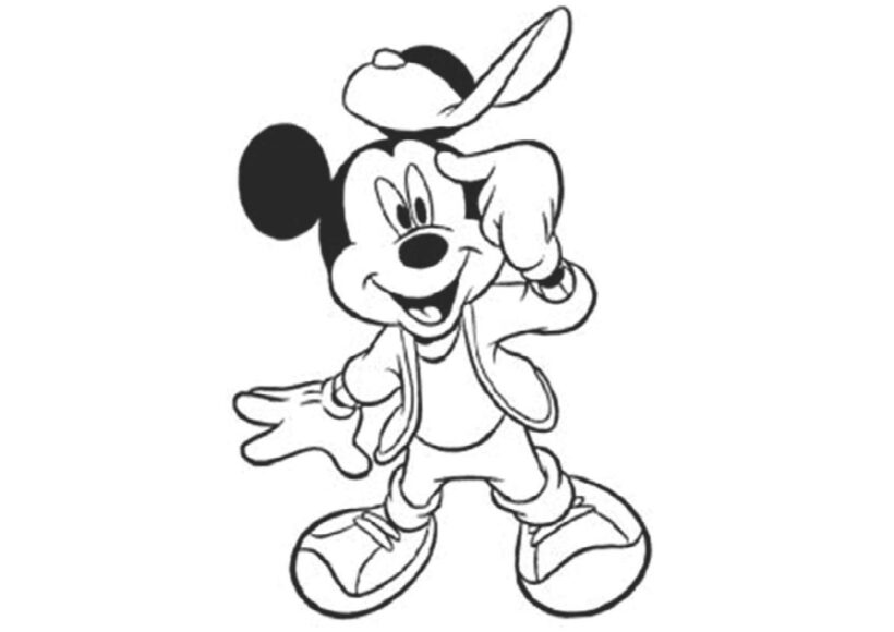 Hình tập tô chuột Mickey
