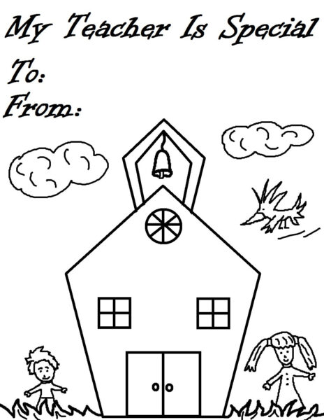 thank you coloring pages for teachers Beautiful Thank You Teache