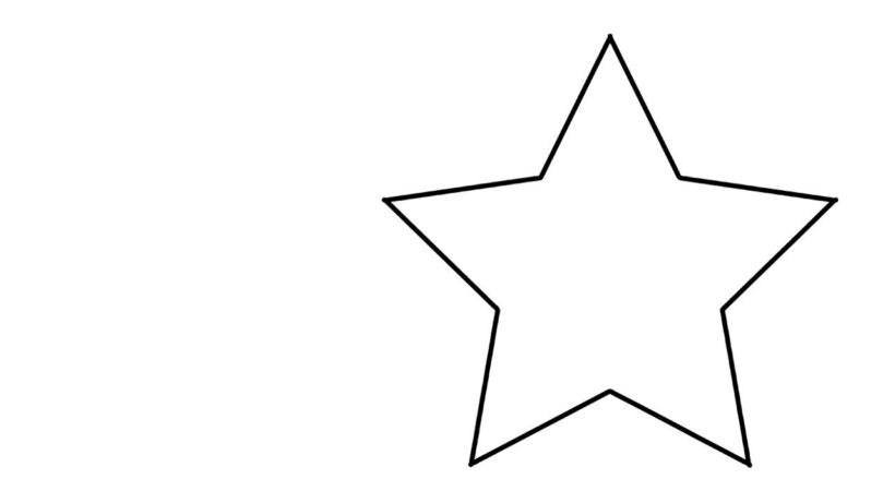 Mẫu tập tô ngôi sao cho bé tô màu