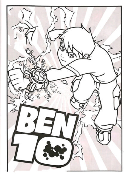 Mẫu tranh tập tô Ben 10