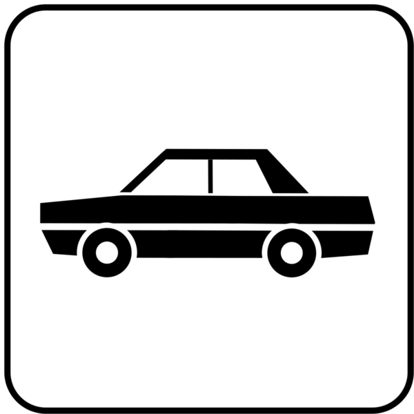 Tranh tô màu biển báo giao thông dành cho ô tô