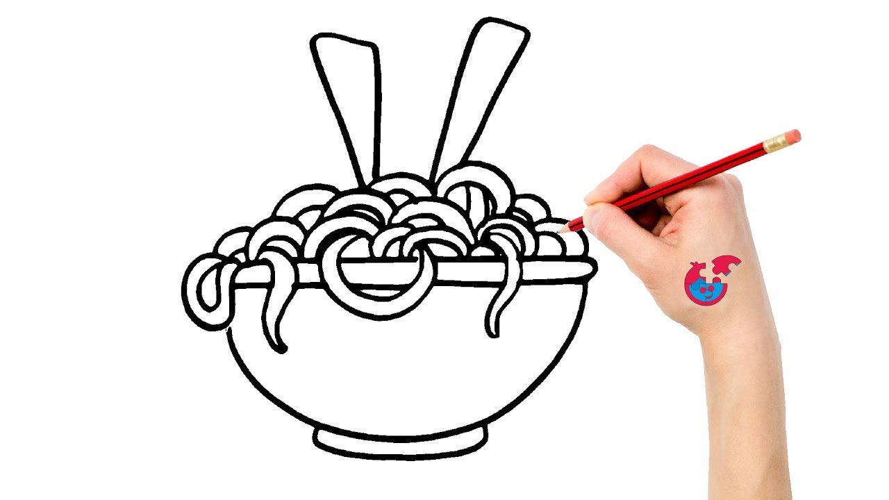 Vẽ cái bátdạy bé vẽ cái bátHow to draw the bowls rice bowls for kid   YouTube