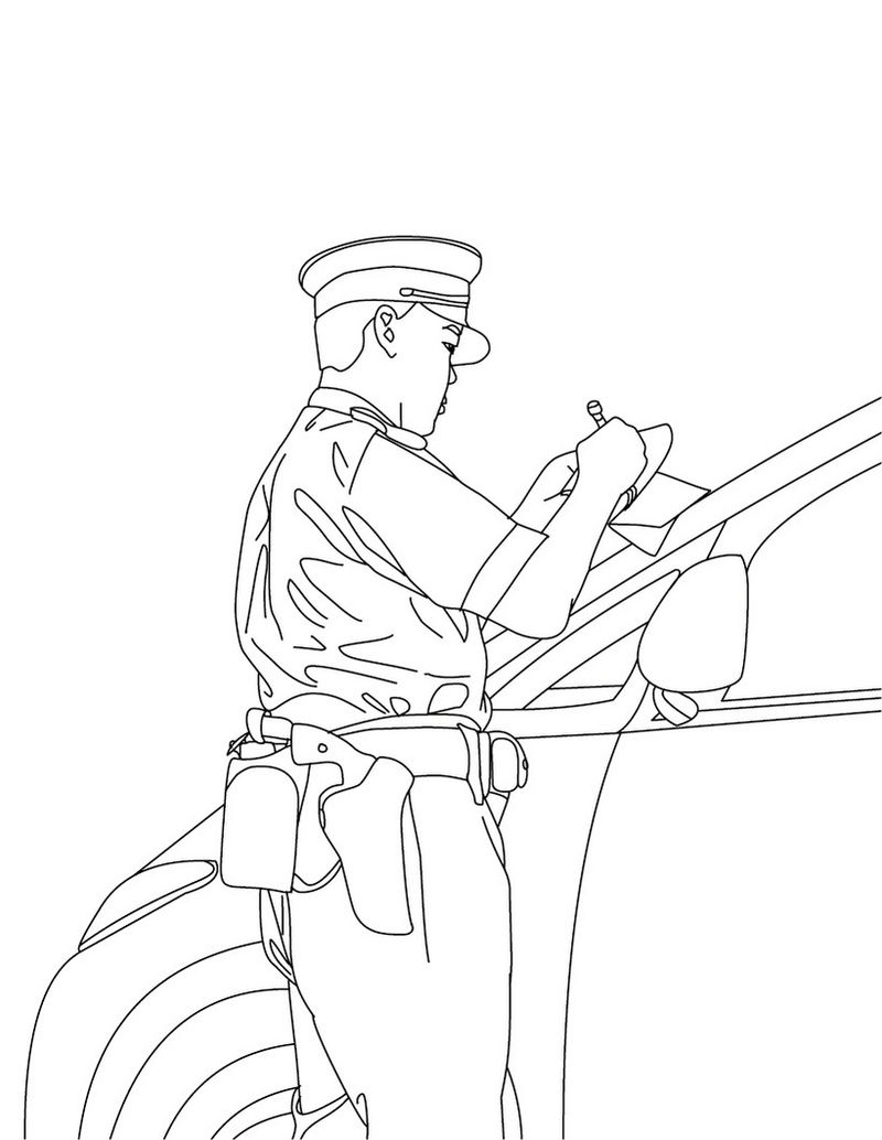 Chi tiết 75 vẽ chú cảnh sát giao thông mới nhất  thtantai2eduvn