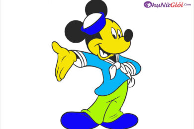 Tranh tô màu chuột Mickey