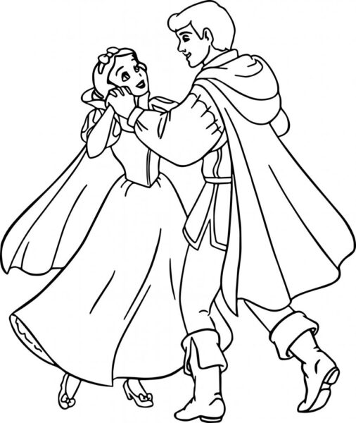 Tranh tô màu công chúa và hoàng tử dành cho bé trai, bé gái
