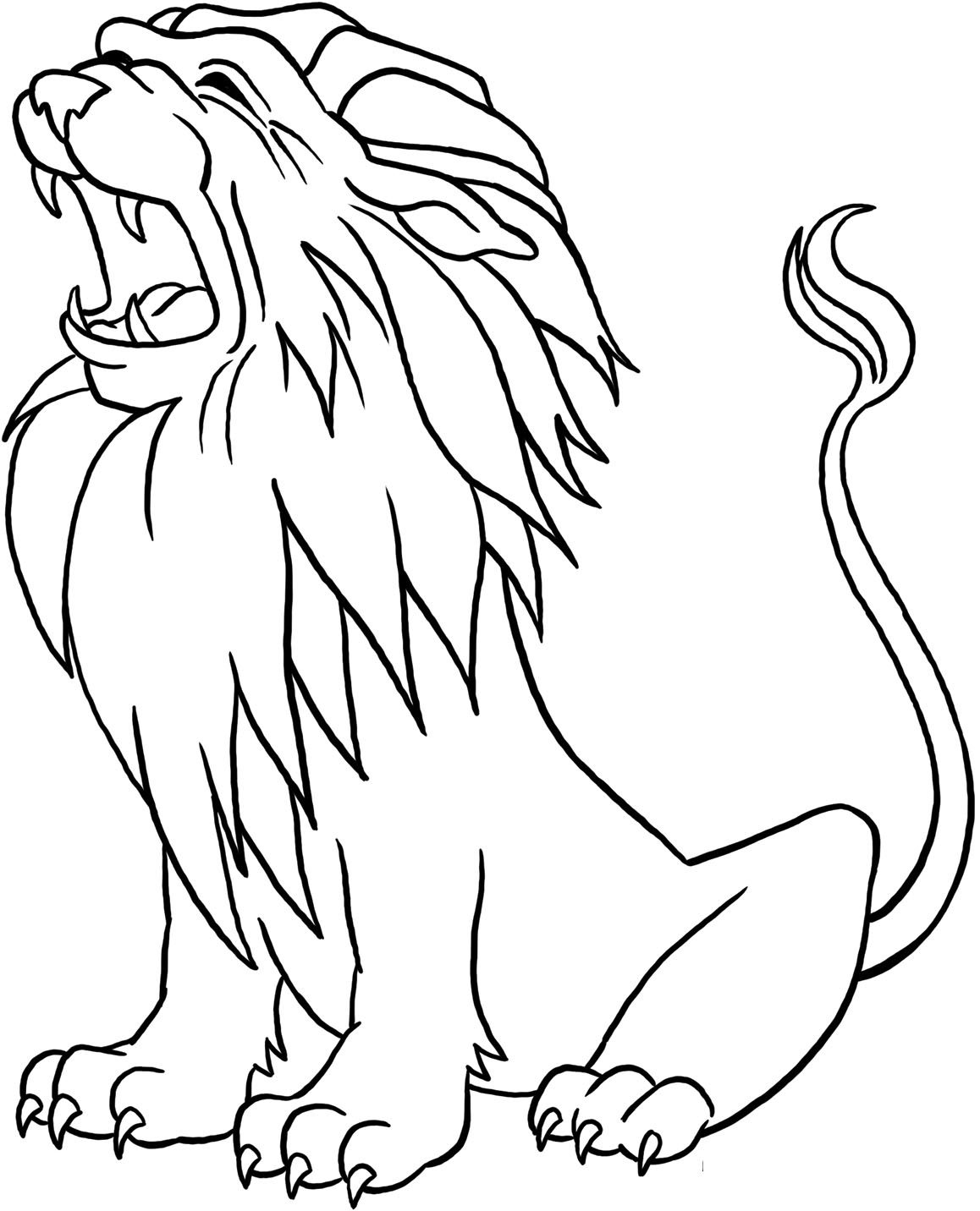 Tổng hợp hơn 70 tranh vẽ con sư tử siêu hot - thtantai2.edu.vn