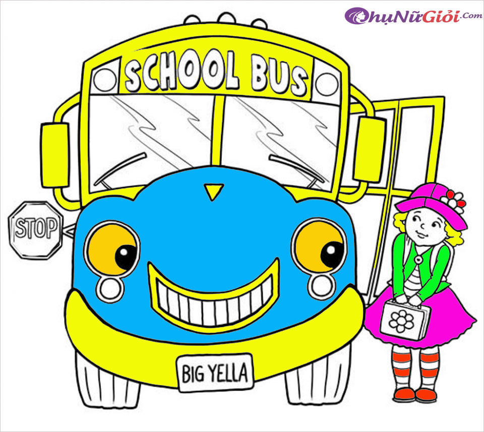 Xe buýt đồ chơi cho bé vẽ và tô màu  Dạy bé vẽ  Dạy bé tô màu  Toy Bus  Drawing and Coloring  Bus Xe buýt Đồ chơi