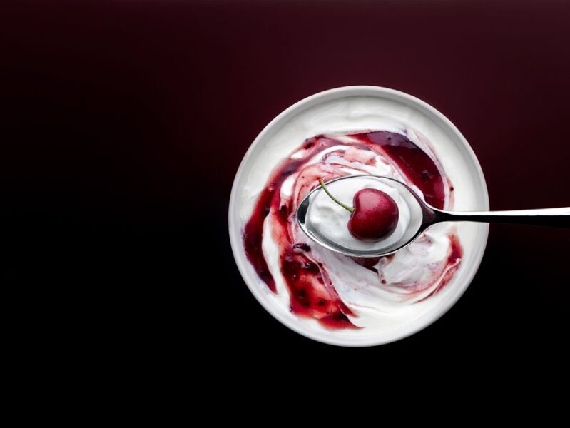 yaourt cherry - hình ảnh quả cherry hấp dẫn