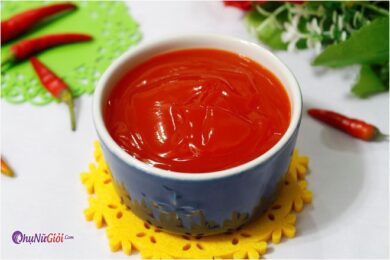Cách làm tương ớt chua ngọt