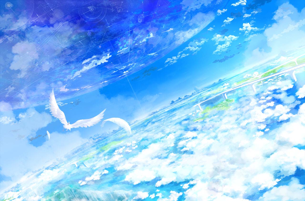Sưu tầm] 699+ ảnh bầu trời đêm đẹp anime siêu đẹp [mới nhất 2023 ...