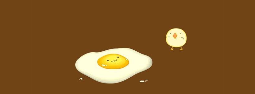 ảnh bìa fb cute gà con và trứng