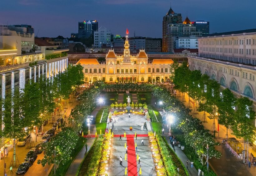 Hình ảnh Sài Gòn về đêm đẹp mãn nhãn