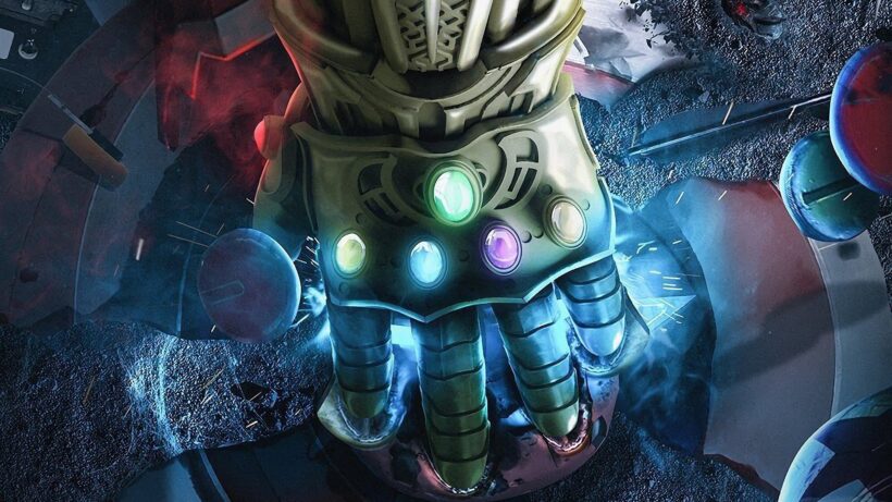 Hình ảnh đôi găng tay quyền năng của Thanos