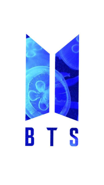 Hình ảnh logo BTS đẹp trên nền trắng