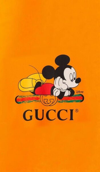 Hình chuột Mickey Gucci