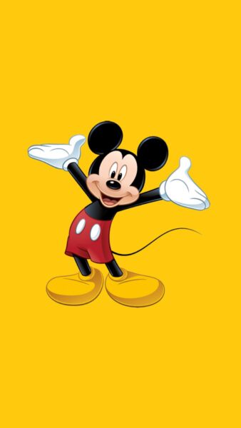 Hình nền chuột Mickey dễ thương cho điện thoại