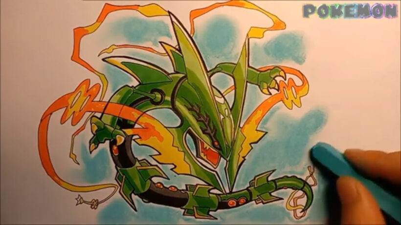 Hình vẽ Pokemon huyền thoại cực đẹp