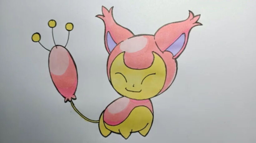Hình vẽ Pokemon siêu dễ thương