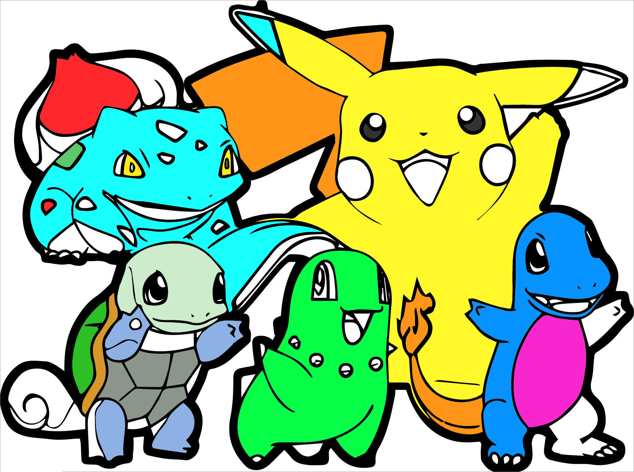 Viết lại được là Vẽ sáng tạo hình vẽ Pokemon với màu sắc tươi vui