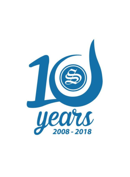 Mẫu logo kỷ niệm 10 năm đẹp của Stoxplus