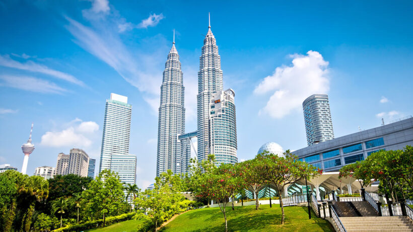 ảnh tháp đôi Malaysia hiện đại