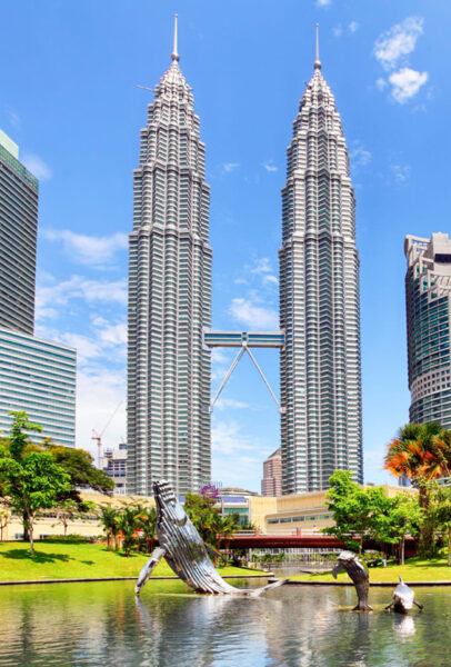 hình ảnh tháp đôi Malaysia nguy nga