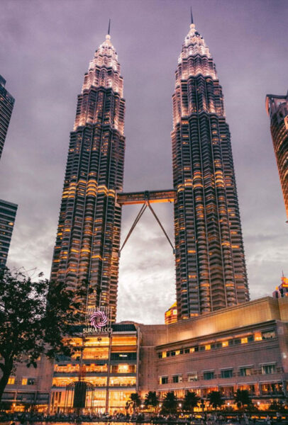 hình ảnh tháp đôi Malaysia và vẻ đẹp huyền mỹ