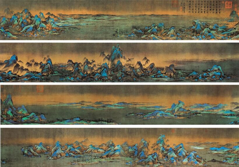 Bức tranh Thiên lý giang sơn đồ đẹp nổi tiếng thế giới cảu Trung Quốc