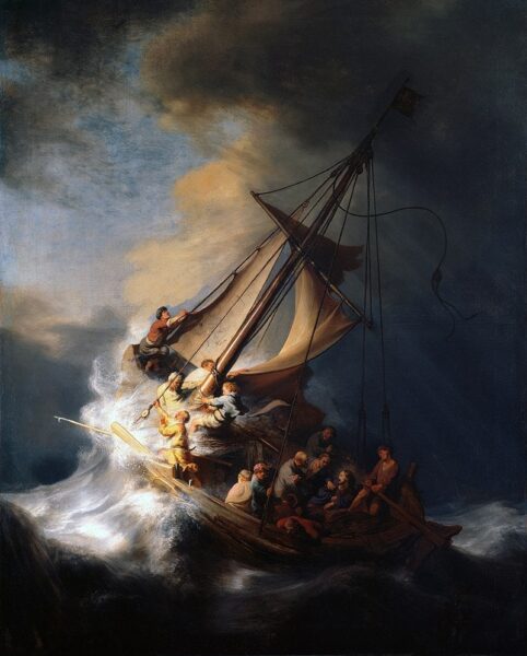 Bức tranh cơn bão biển của Rembrandt đẹp nổi tiếng thế giới