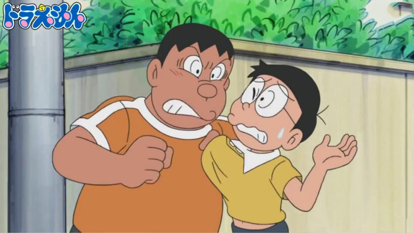 Hình ảnh Chaien bắt nạt Nobita
