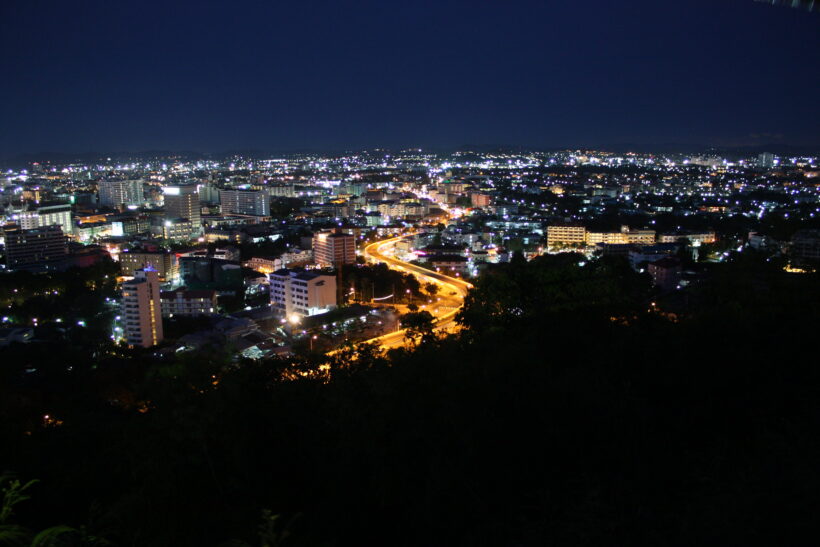 Hình ảnh Pattaya đẹp dưới góc nhìn toàn cảnh vào ban đêm