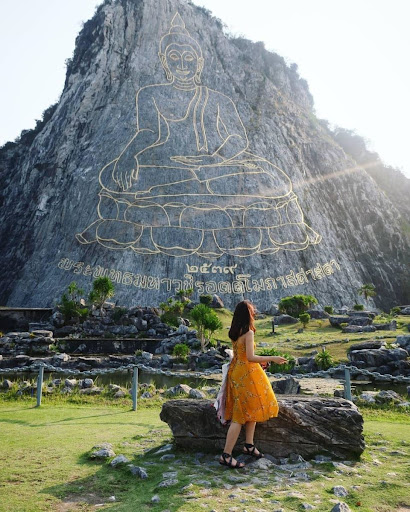 Hình ảnh Pattaya đẹp với núi Phật Vàng