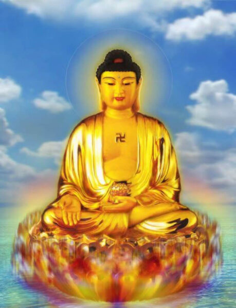 Hình ảnh Phật A Di Đà 3D đẹp